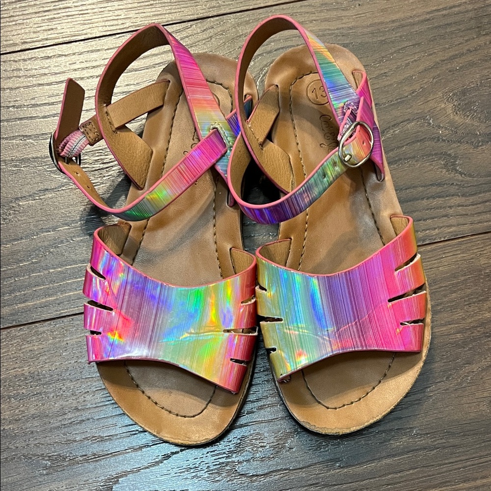 Cat & Jack rainbow Strappy Sandals